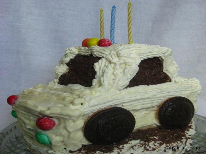 Дитячий торт-машина